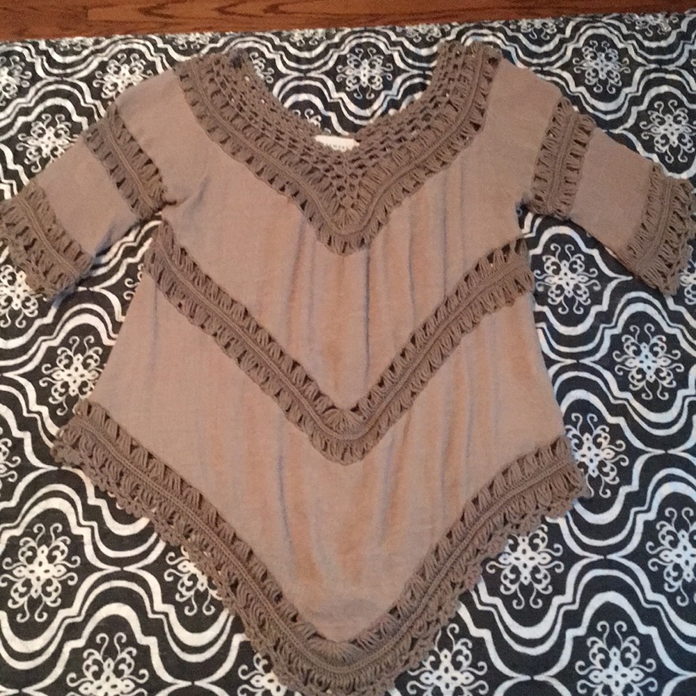 Long flowing tunic top